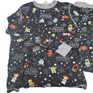 Star Wars Pajamas Mens Size M Long Sleeve Top Pants‎ Sleepwear Munki Munki